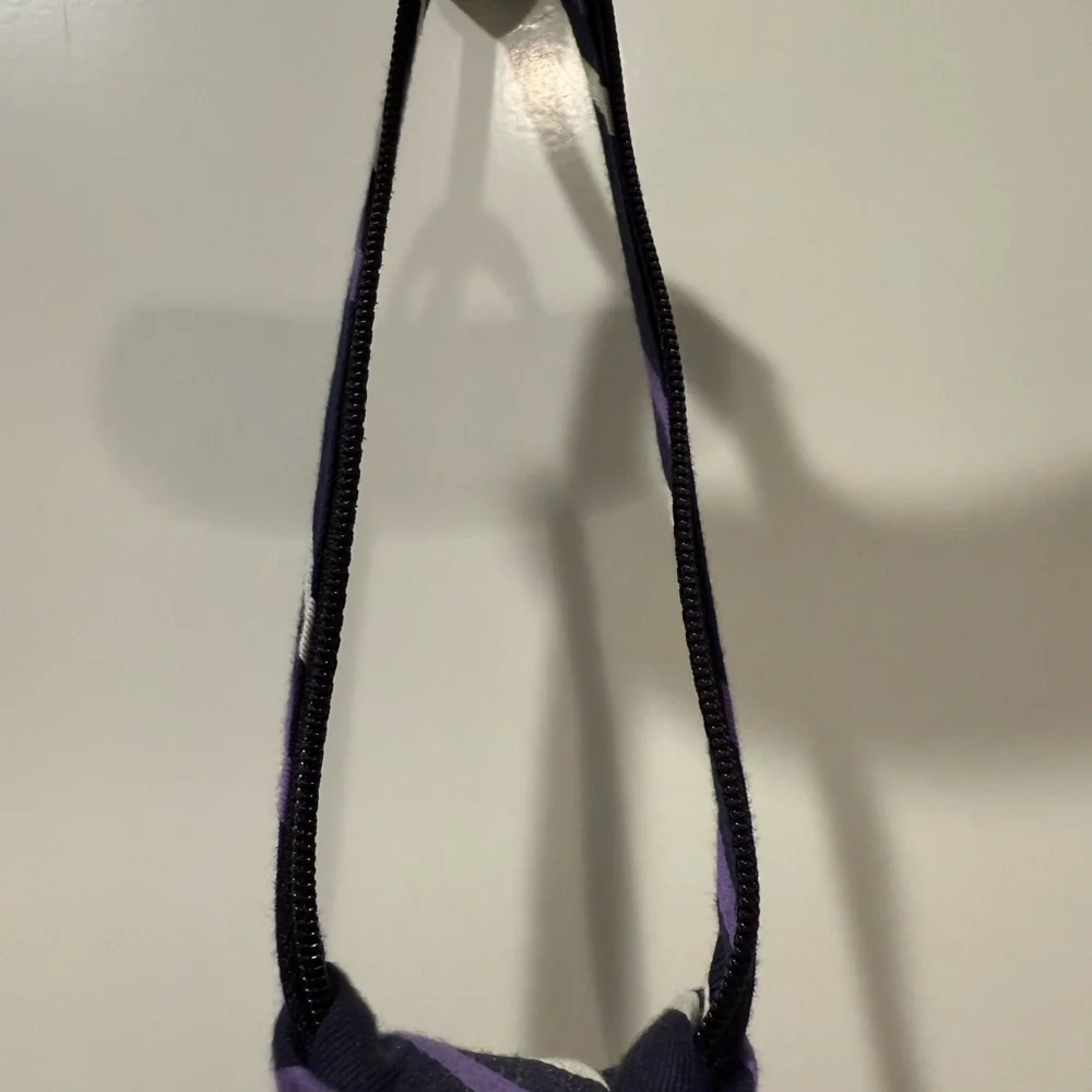 Boys Nordstrom Tie Striped Pre-tied Zipper in Purple and Navy